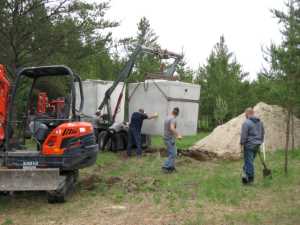 Naturist Legacy History: Gallery 12/19...Sewage holding tanks are installed