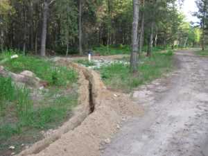 Naturist Legacy History: Gallery 13/23...Trenching in the new phone line