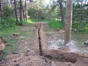 Naturist Legacy History: Gallery 13/28...Trenching in the new phone line