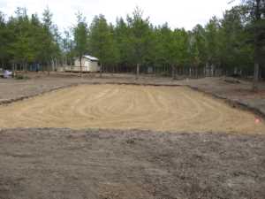 Naturist Legacy History: Gallery 21/09...New volleyball court takes shape
