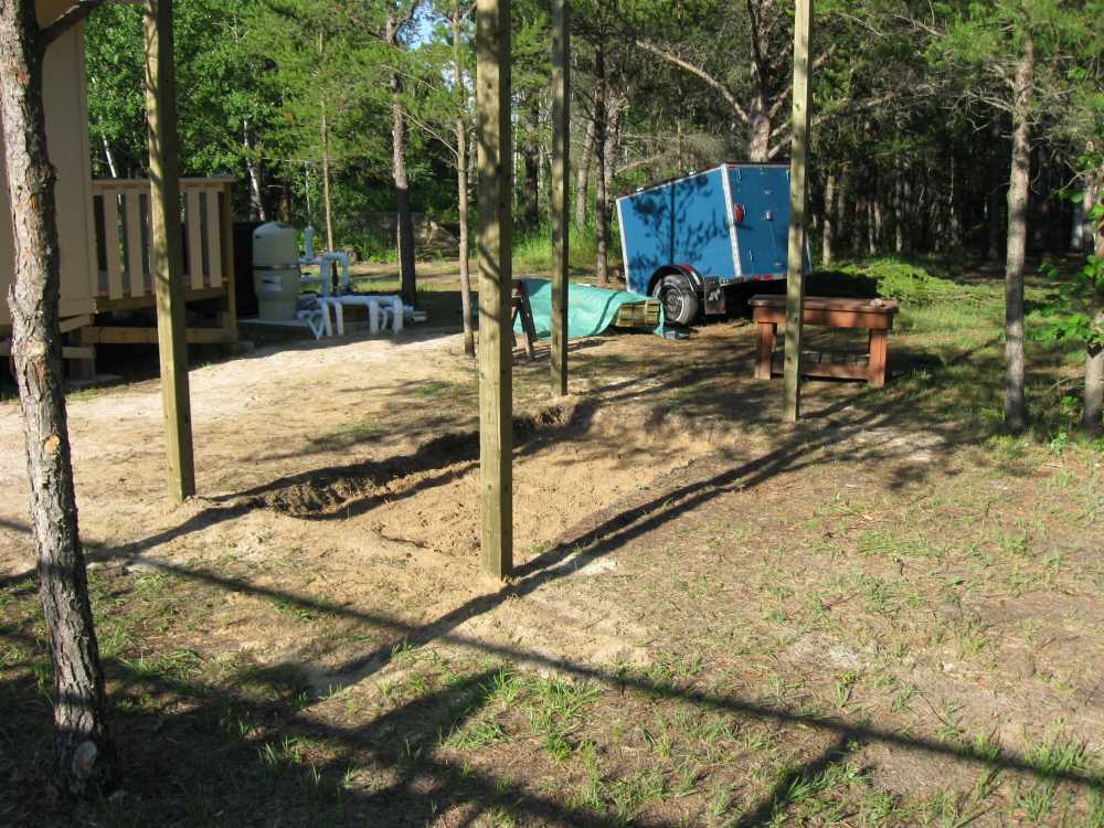 Naturist Legacy History: Gallery 30/01...Outdoor showers, pool equipment enclosure