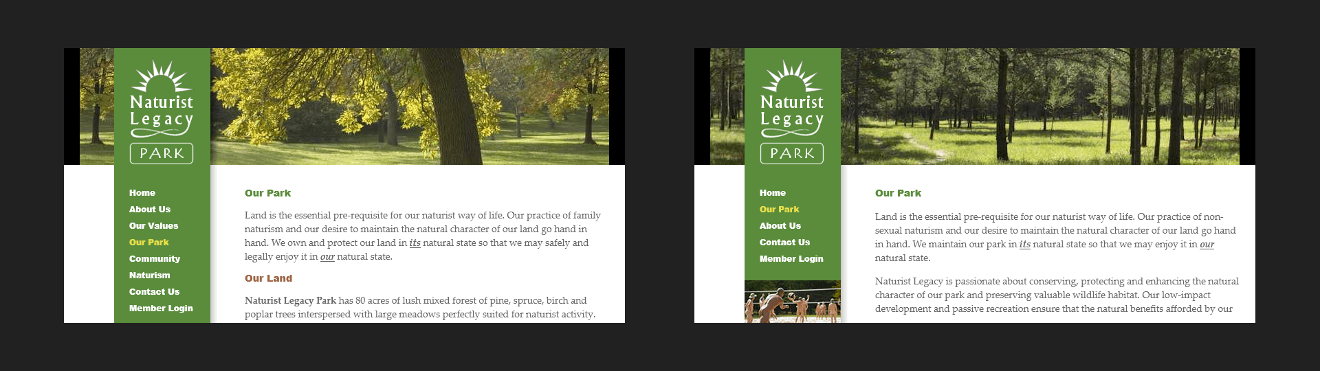 Our Park page ... 2012, 2026