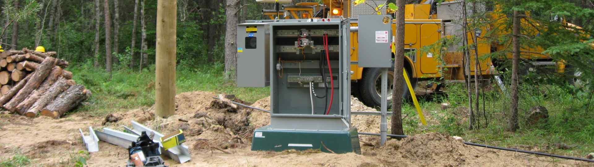 The power line is installed ... 2011
