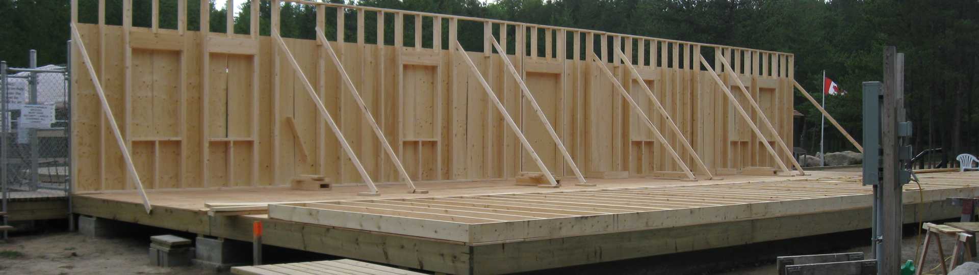 The new clubhouse under construction ... 2013
