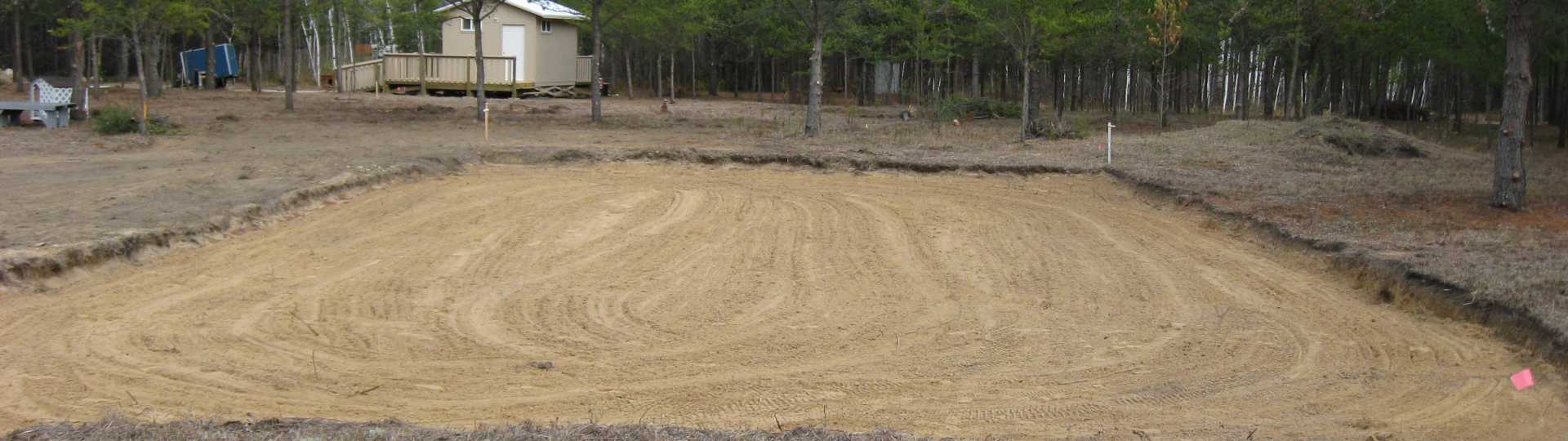 New volleyball court takes shape ... 2011