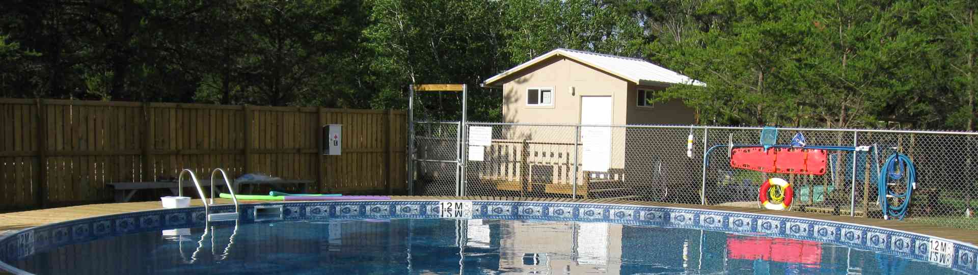 The new pool officially opens ... 2012