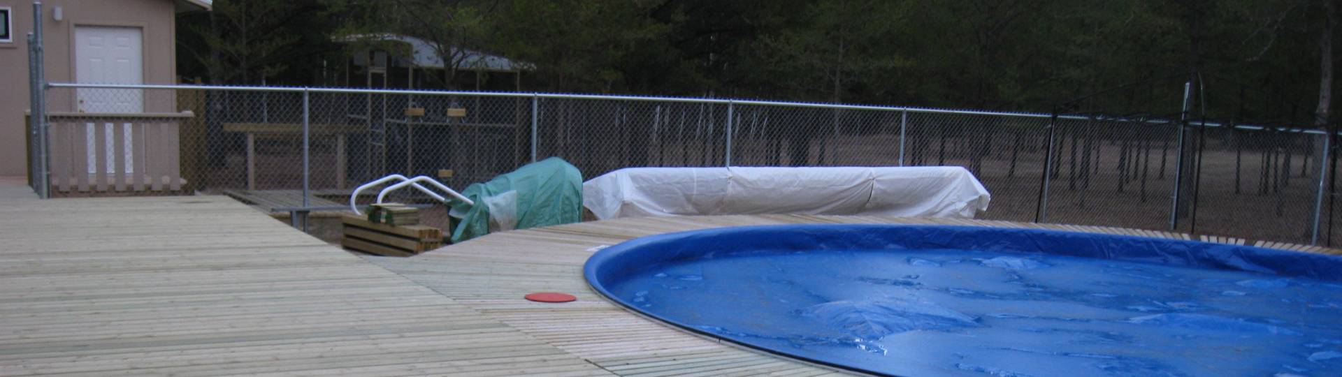 Sun deck joined to existing decks ... 2012